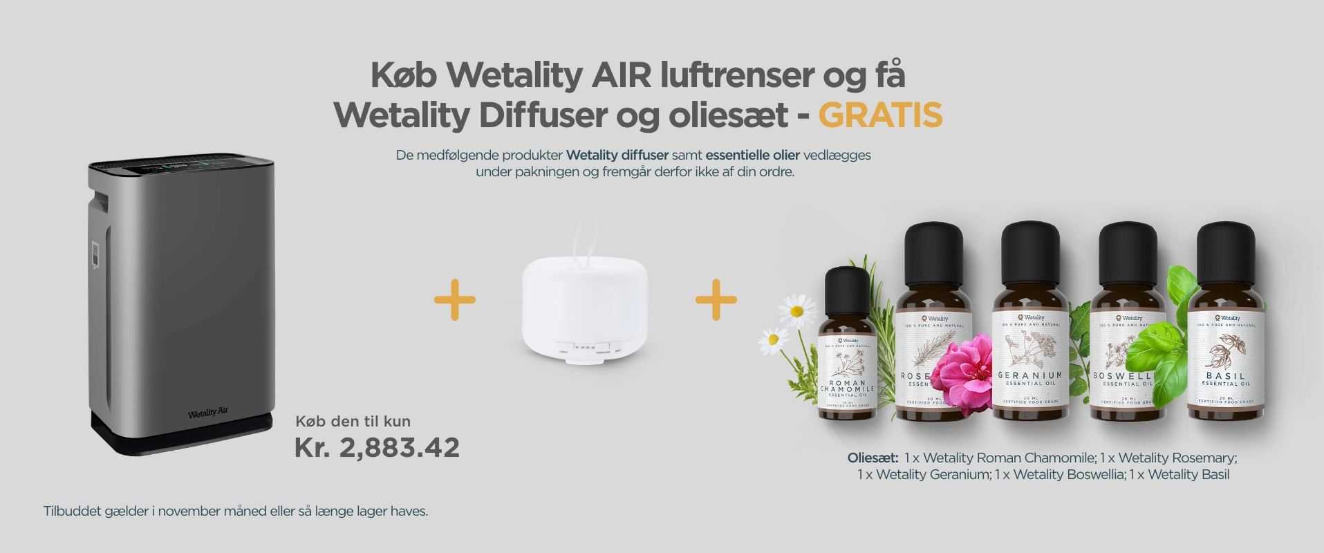 Wetality Air purifier november offer