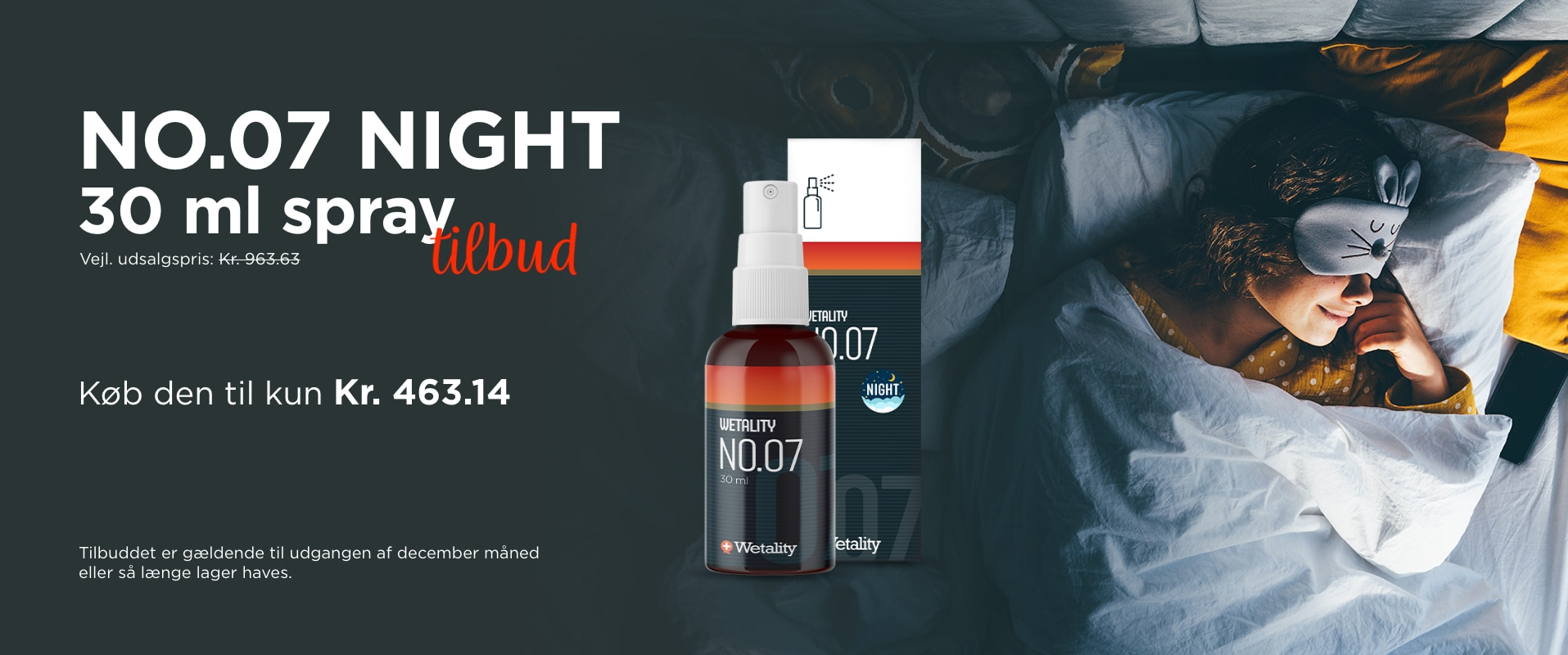 December NO.07 Night spray offer