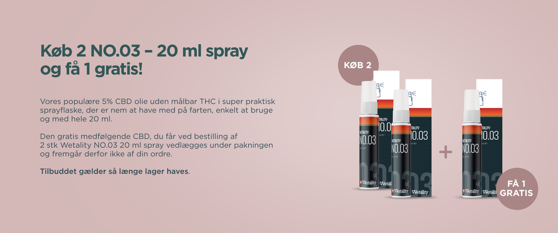 Wetality NO.03 20 ml spray offer