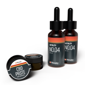 CBD 2x2 Paste and drops Wetality Package